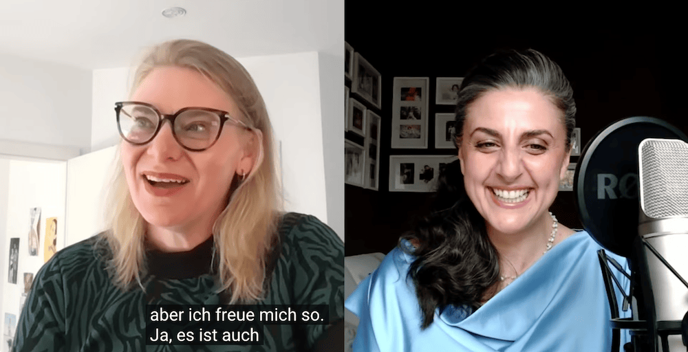 Fotografin Claudia Masur im Videogespräch mit Alexandra Wilmsmann-Hiller im lebendigMACHER Podcast zum Thema „nicht fotogen“